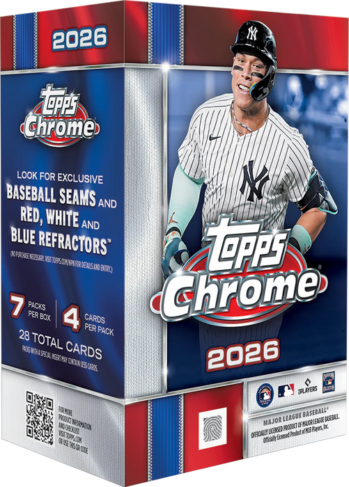 2026 Topps Chrome® Baseball - Blaster Box