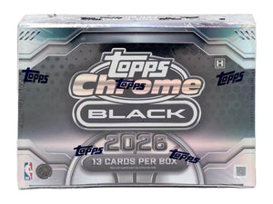 2025-26 Topps Chrome Black Basketball - Hobby Box