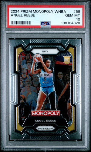 2024 Panini Prizm Monopoly WNBA Angel Reese #68 RC Rookie PSA 10 Gem Mint