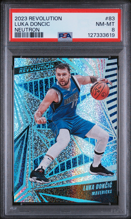2023 Panini Revolution Luka Doncic #83 Neutron PSA 8 /125
