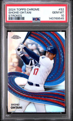 2024 Topps Chrome Shohei Ohtani #S2 Strokes PSA 10