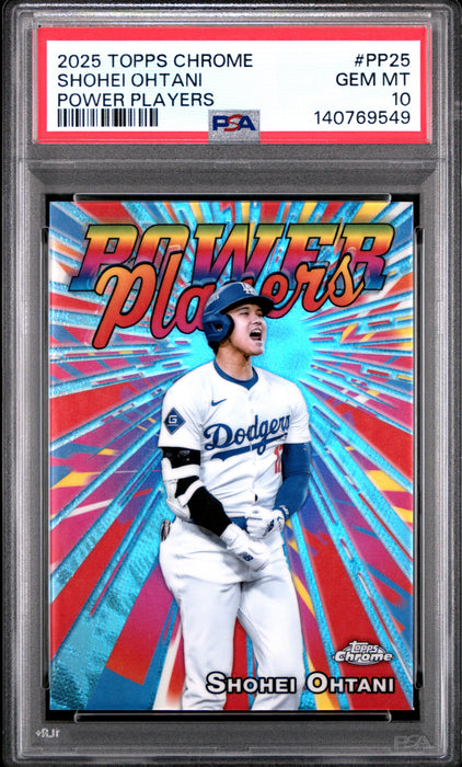 2025 Topps Chrome Shohei Ohtani #PP25 Power Players PSA 10
