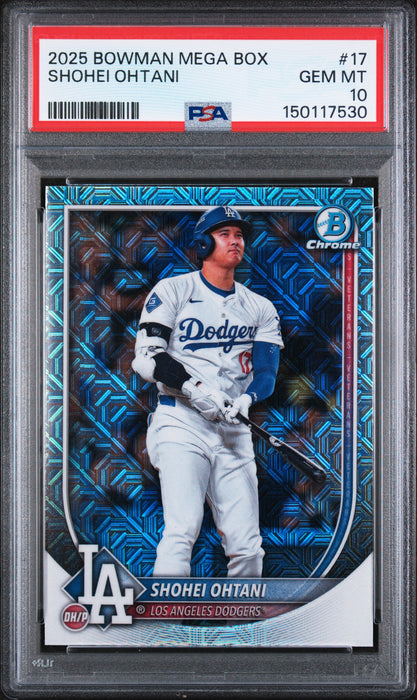 2025 Bowman Mega Box Shohei Ohtani #17 PSA 10