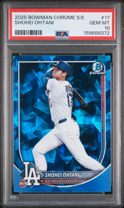 2025 Bowman Chrome Sapphire Edition Shohei Ohtani #17 PSA 10