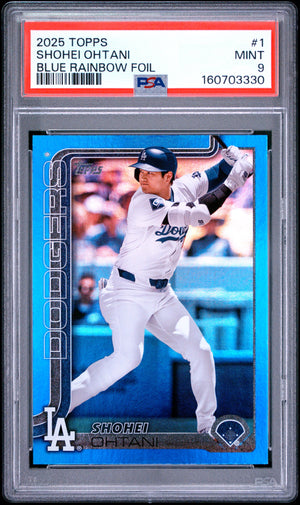 2025 Topps Shohei Ohtani #1 Blue Rainbow Foil /150