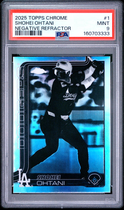 2025 Topps Chrome Shohei Ohtani #1 Negative Refractor