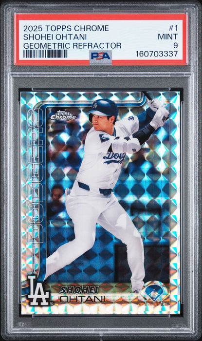 2025 Topps Chrome Shohei Ohtani #1 Geometric Refractor