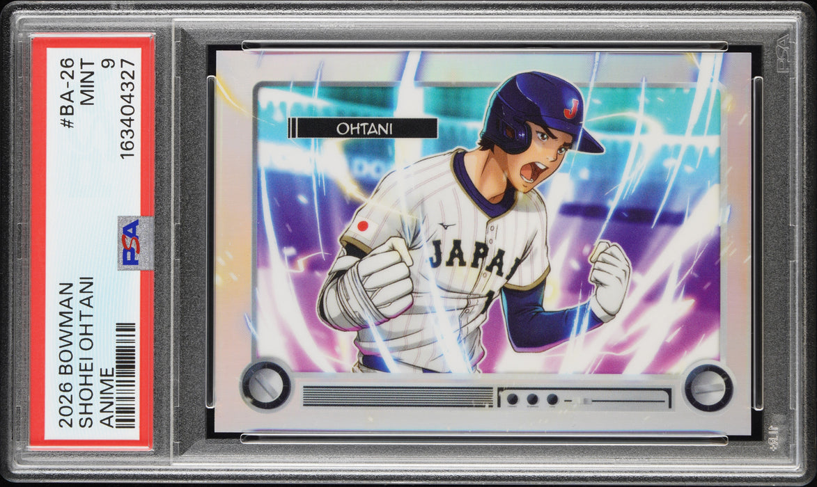2026 Bowman Shohei Ohtani #BA-26 Anime *CASE HIT PSA 9 SSP