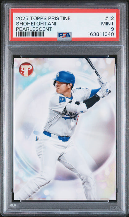 2025 Topps Pristine Shohei Ohtani #12 Pearlescent PSA 9