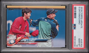 2018 Topps Update Shohei Ohtani Ichiro Suzuki #US153 RC Rookie PSA 10