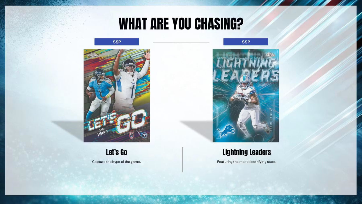 2025 Topps Chrome Football - Hobby Box