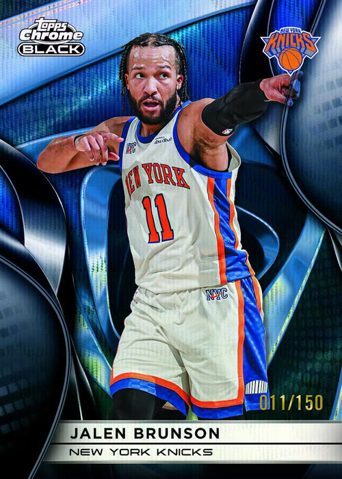 2025-26 Topps Chrome Black Basketball - Hobby Box