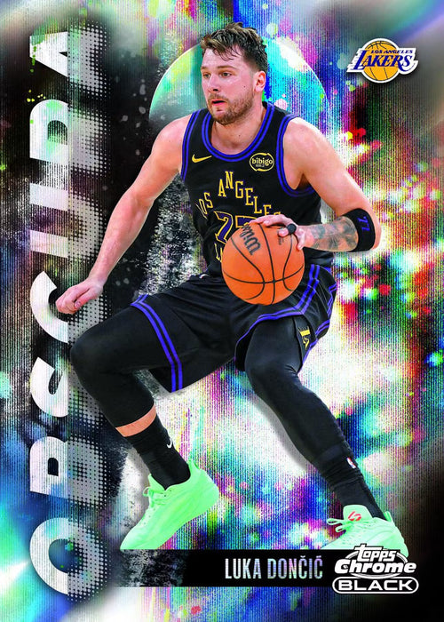 2025-26 Topps Chrome Black Basketball - Hobby Box