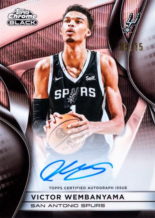 2025-26 Topps Chrome Black Basketball - Hobby Box