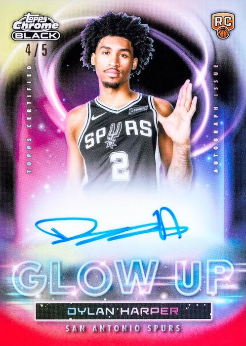 2025-26 Topps Chrome Black Basketball - Hobby Box