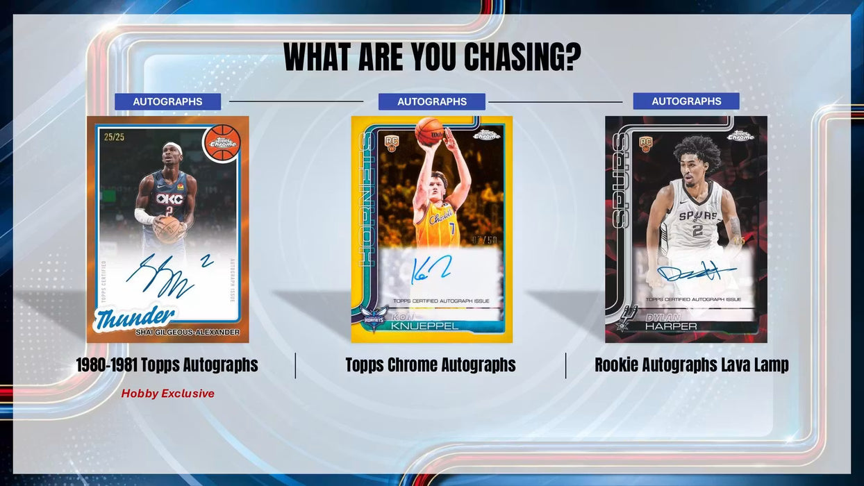 (PRE-ORDER 08/06) 2025-26 Topps Chrome Update Series Basketball Hobby Box