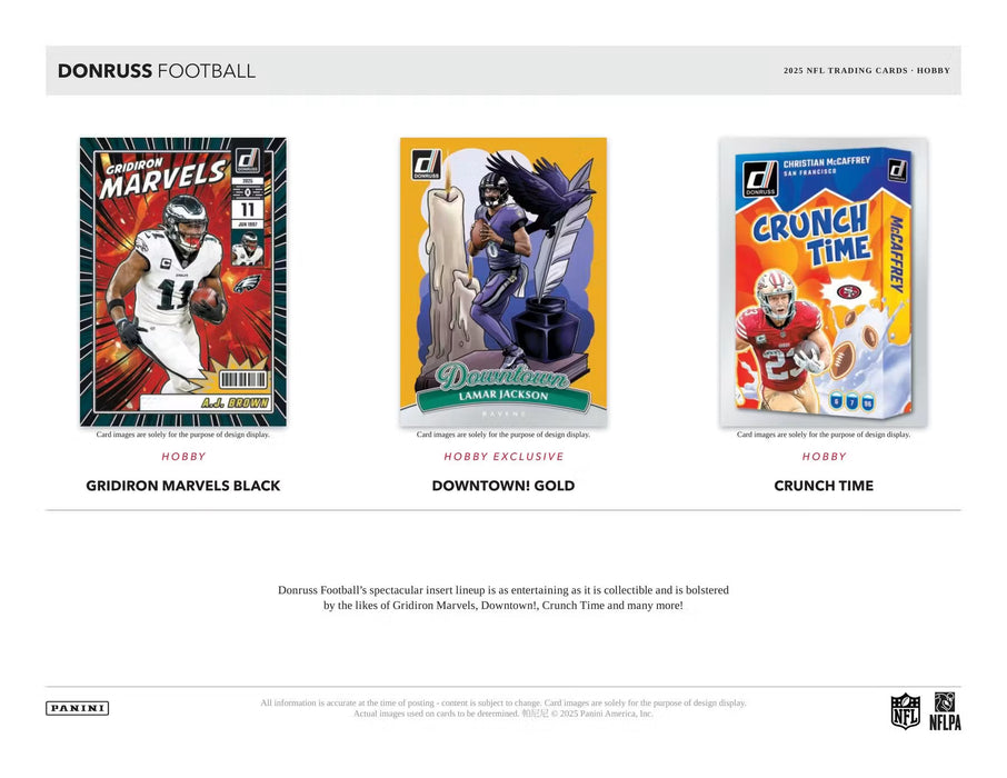 2025 Panini Donruss Football - Hobby Box