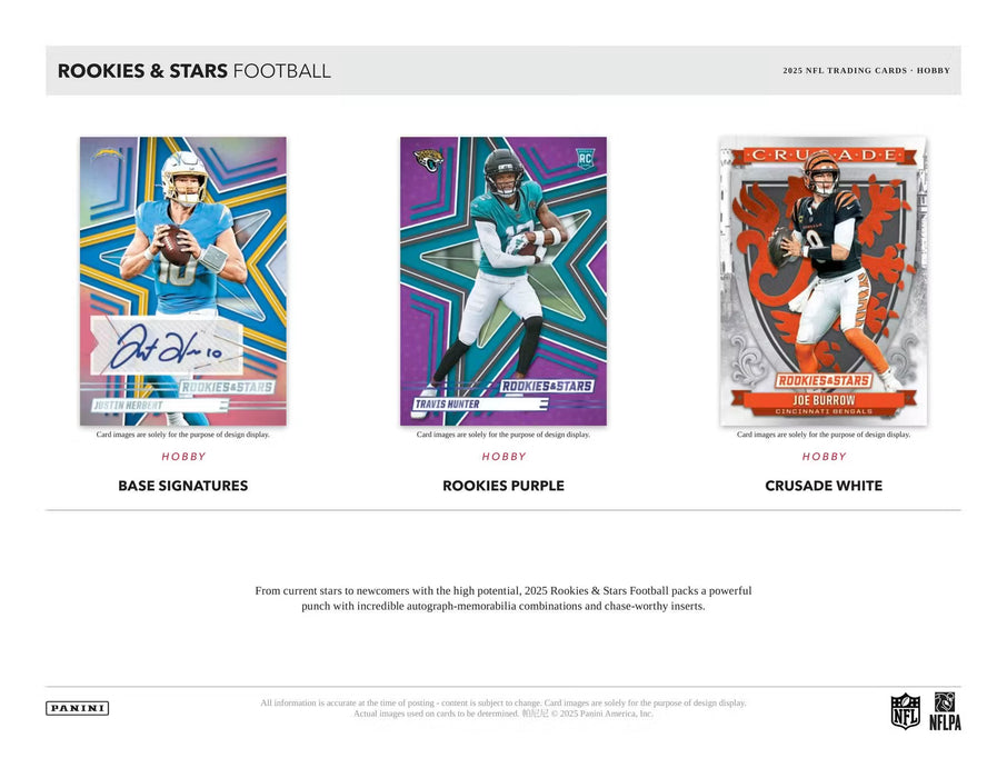 2025 Panini Rookies & Stars Football - Hobby Box