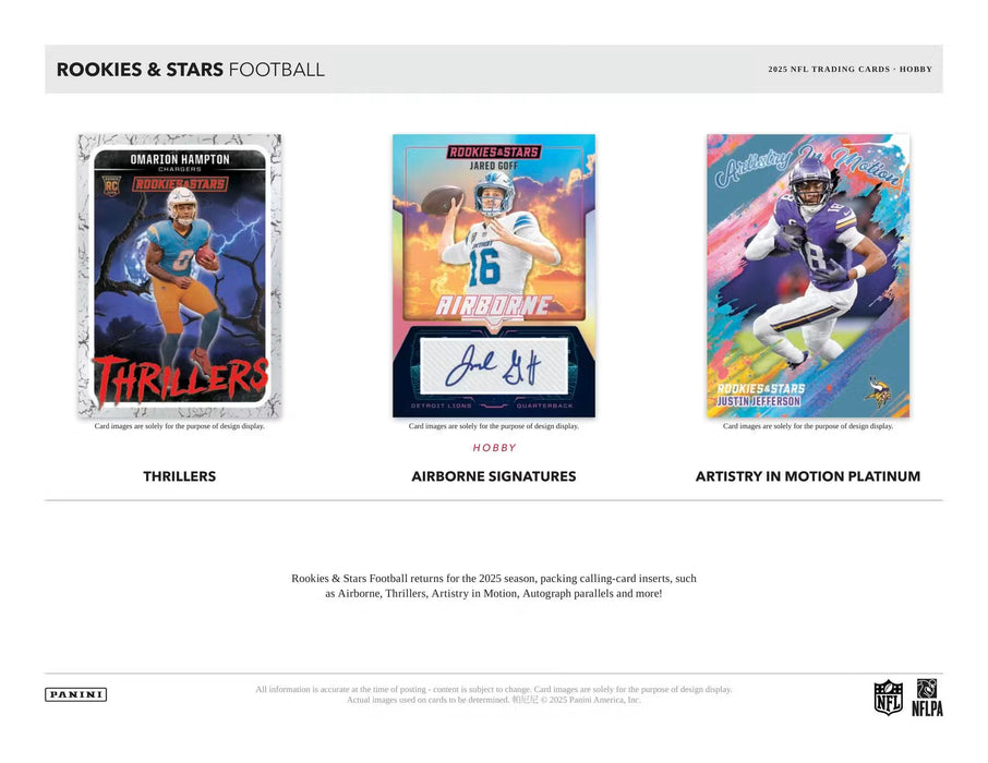 2025 Panini Rookies & Stars Football - Hobby Box