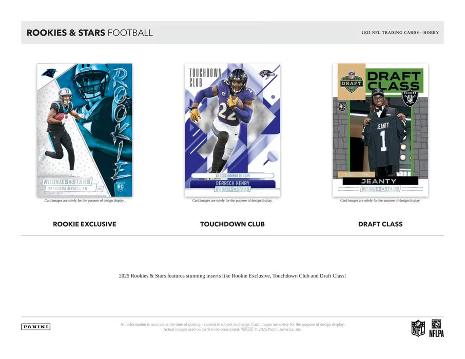2025 Panini Rookies & Stars Football - Hobby Box
