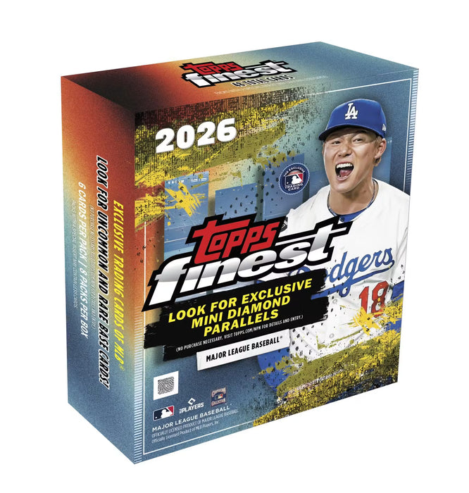 2026 Topps Finest Baseball - Mega Box