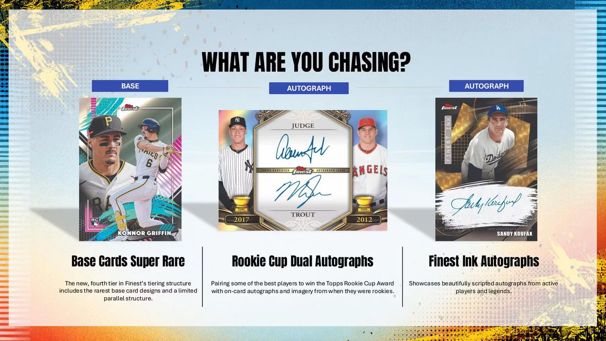 2026 Topps Finest Baseball - Hobby Box