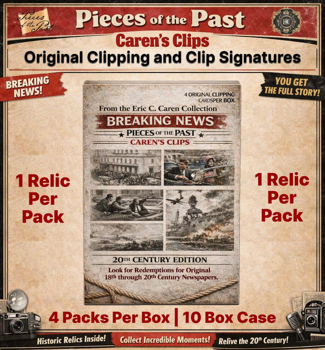 [PRE-ORDER 7/29] 2026 Keepsake Pieces of the Past Caren's Clips 20th Century Edition 10 Box Case