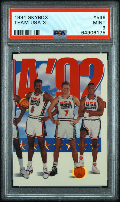 1991 Skybox Team USA 3 #546 PSA 9