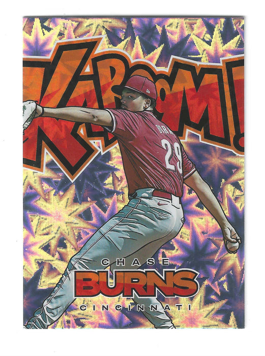 2024 Panini Prospect Edition Chase Burns #5 Kaboom! *CASE HIT SSP