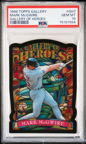 1998 Topps Gallery Mark McGuire #GH7 Gallery of Heroes PSA 10