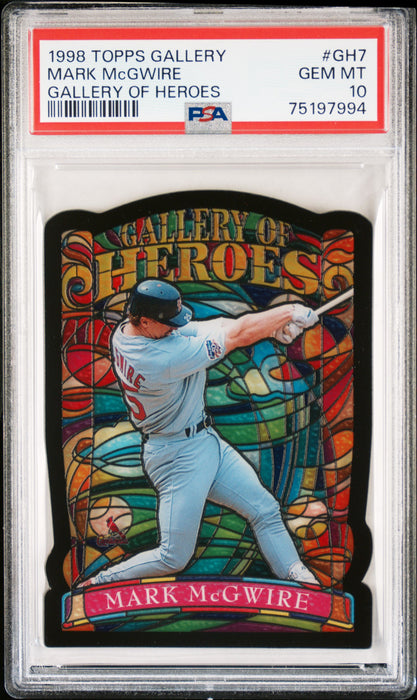 1998 Topps Gallery Mark McGuire #GH7 Gallery of Heroes PSA 10