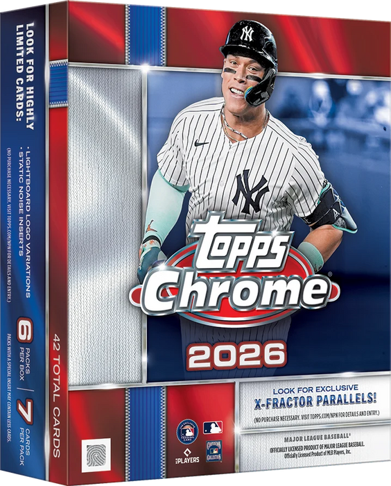 2026 Topps Chrome Baseball - Mega Box