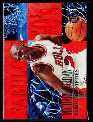1995-96 Ultra Michael Jordan #5 Fabulous Fifties Gold Medallion