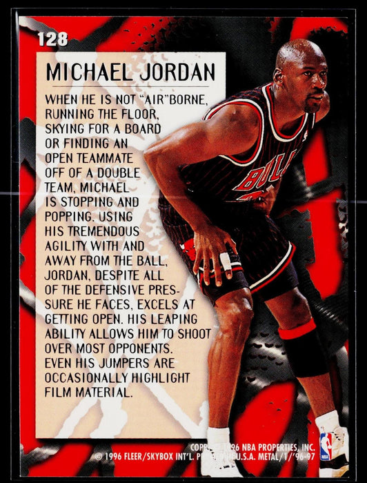 1996 Fleer Metal Michael Jordan #128