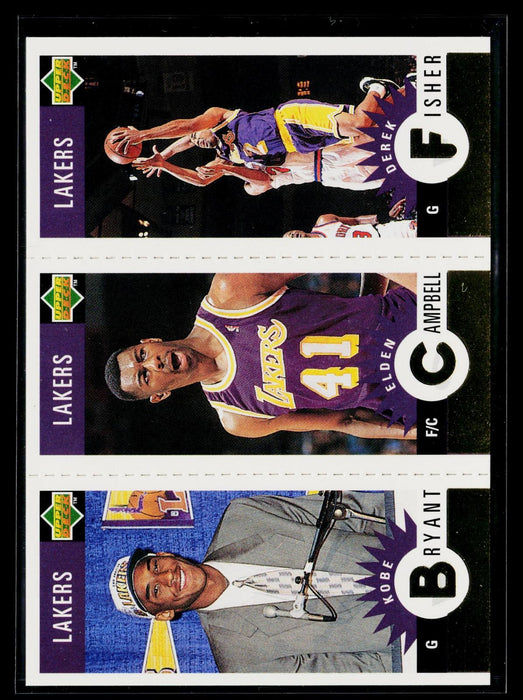 1996-97 Collector's Choice Lakers Kobe Bryant Rookie RC Campbell Fisher #L1