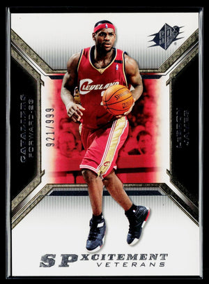 2005-06 SPx LeBron James #XCV6 SPxcitement Veterans #/999