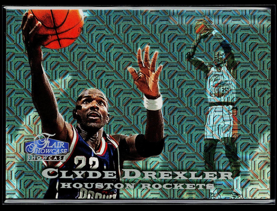 1997-98 Flair Showcase Clyde Drexler #43 Flair Showcase Row 0 #/1000
