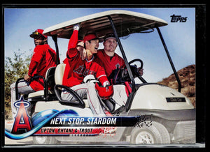 2018 Topps Next Stop Stardom Shohei Ohtani RC Rookie Trout #US158