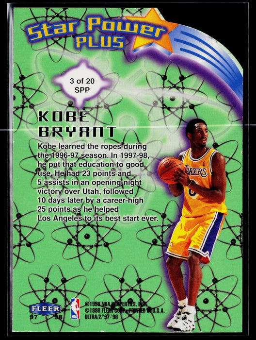 1997-98 Ultra Kobe Bryant #3 Star Power Plus SP