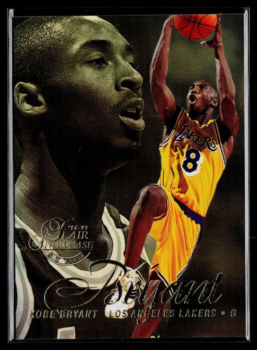1996-97 Flair Showcase Kobe Bryant Row 2 Seat 31 RC Rookie