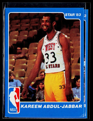1983 Star All-Star Game Kareem Abdul-Jabbar #NNO