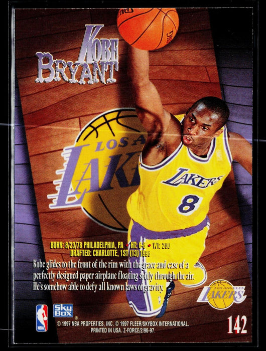 1996-97 SkyBox Z-Force Kobe Bryant #142 RC