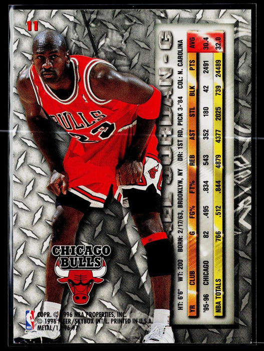 1996-97 Metal Michael Jordan #11