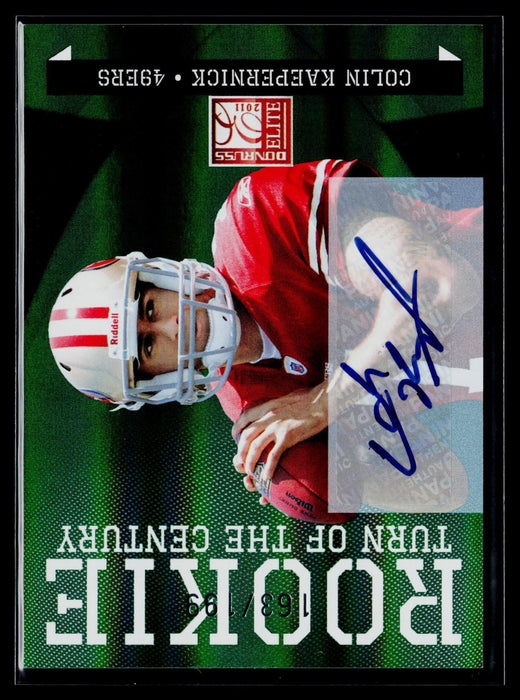 2011 Donruss Elite Colin Kaepernick Turn of the Century Auto RC #/199