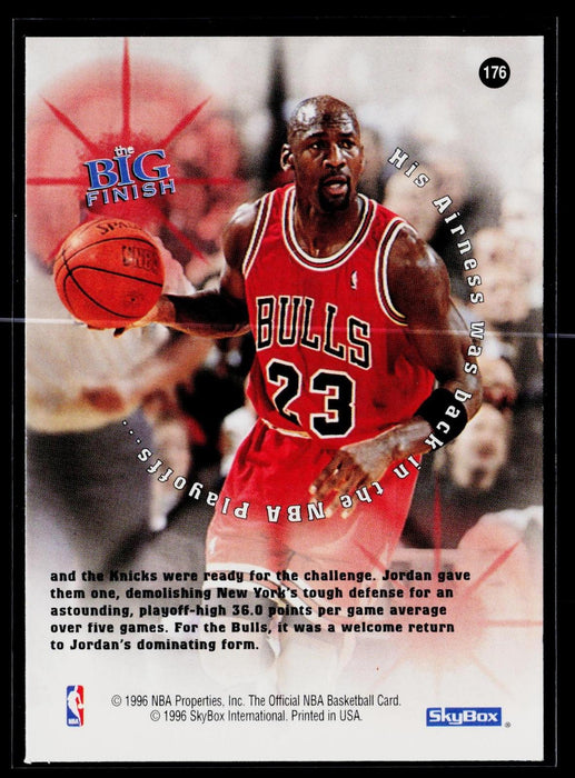 1996-97 Hoops Big Finish Michael Jordan #176