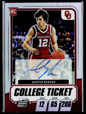 2021 Panini Contenders Optic Austin Reaves Auto RC Rookie #COT-AR #/99