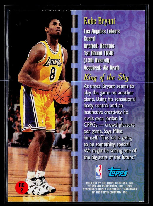 1999 Topps Royal Court Kobe Bryant King of the Sky #RC2