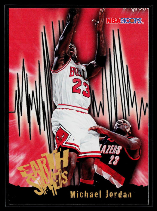 1995-96 Hoops Michael Jordan Earth Shakers #358