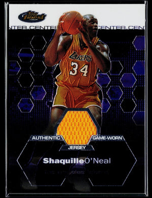 2002-03 Finest Shaquille O'Neal #147 #/999 Jersey Patch