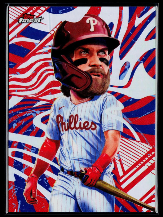 2025 Finest Bryce Harper #HL-12 Headliners CASE HIT SSP